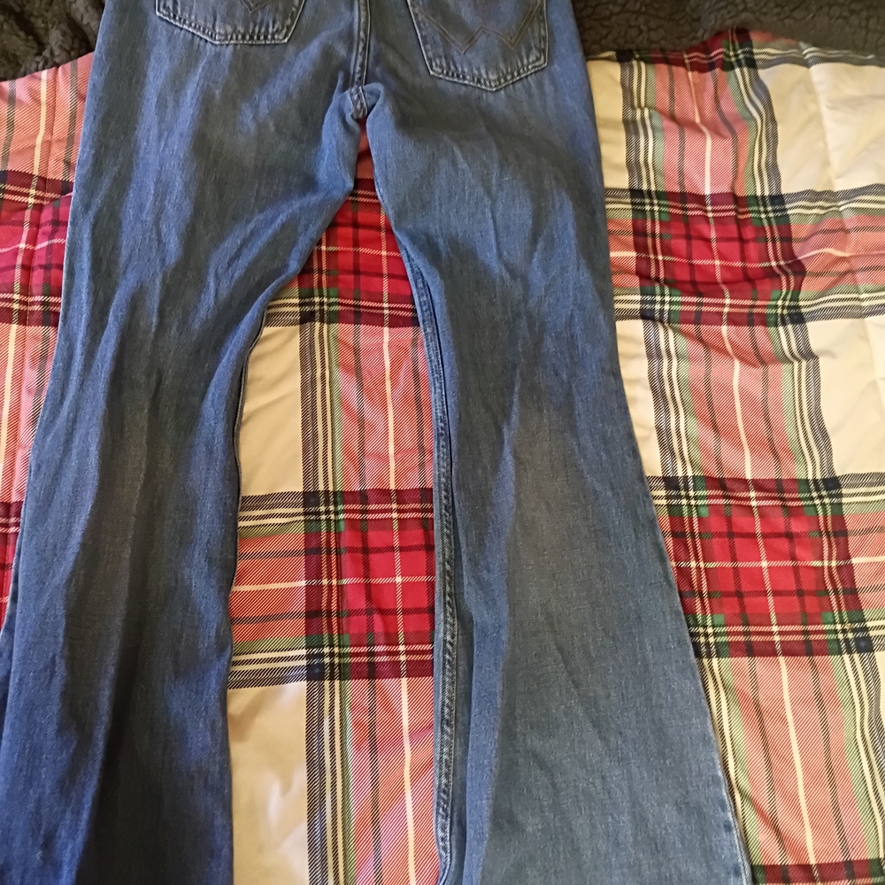 Wrangler Light Blue Boot Cut Jeans - Picture 3 of 8